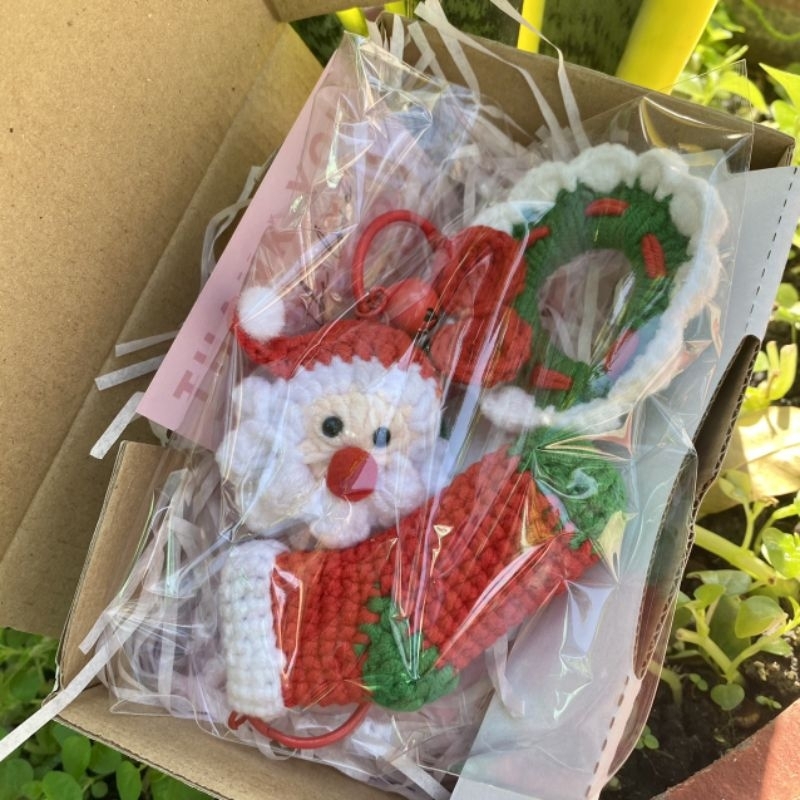 Móc khoá/ móc treo handmade trang trí cây thông Noel dễ thương