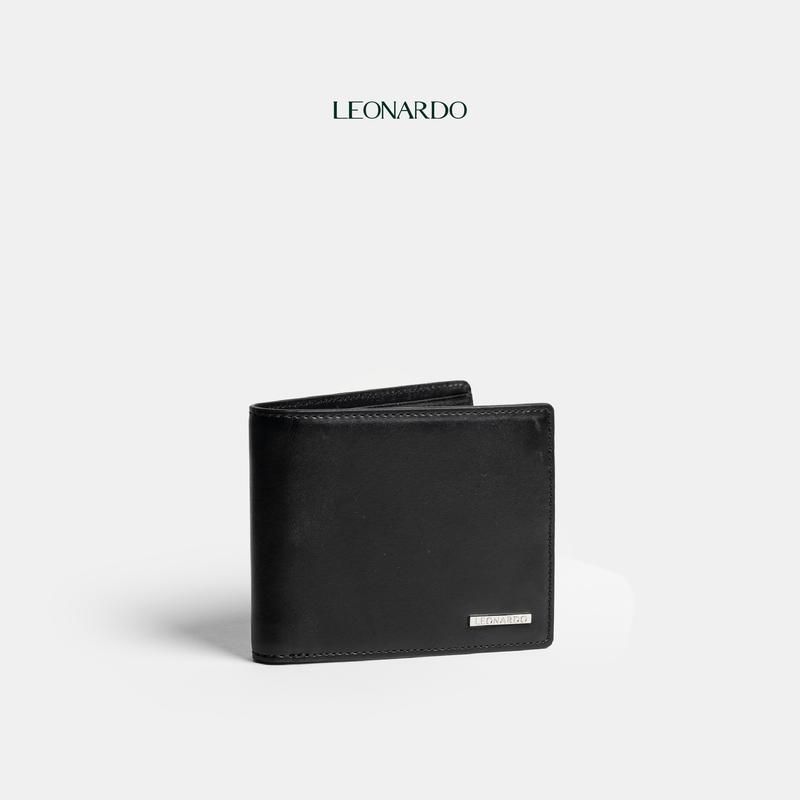 Ví da nam Leonardo Ví Henry RFID da Swift mềm sang trọng chống sóng vô tuyến bảo mật thông tin cao cấp