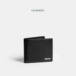 Ví Nam gập đôi Henry có Khóa Kéo và chức năng RFID với chất liệu da Swift cao cấp, mềm mại, bền bỉ - LEONARDO