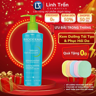 Sữa Rửa Mặt Bio Sebium Moussant 200ml cho da dầu mụn