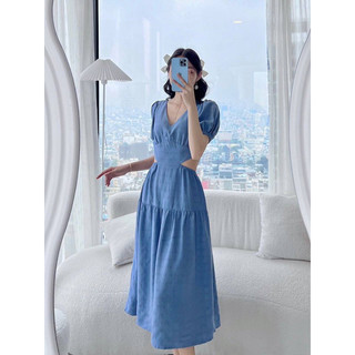 Đầm Hd cutout lưng