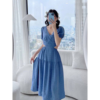 Đầm Hd cutout lưng