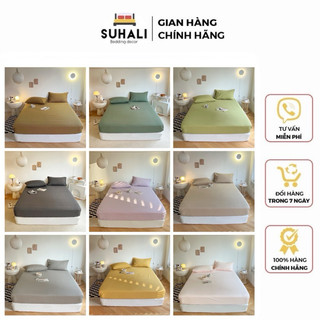 Bộ GA GIƯỜNG và VỎ GỐI Cotton TC đủ kích thước 1m2 1m4 1m6 1m8 2m  không gồm chăn  cực đẹp ga gối tici 3 món 