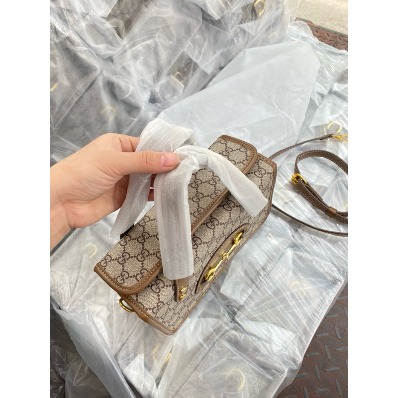 Túi G.g  dáng hộp xách tay,đeo chéo sz 22-ảnh chup thât