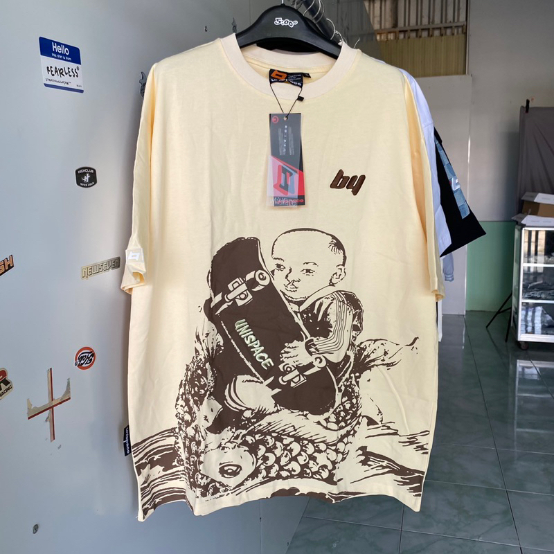 Áo Thun Unispace Kem Size XL