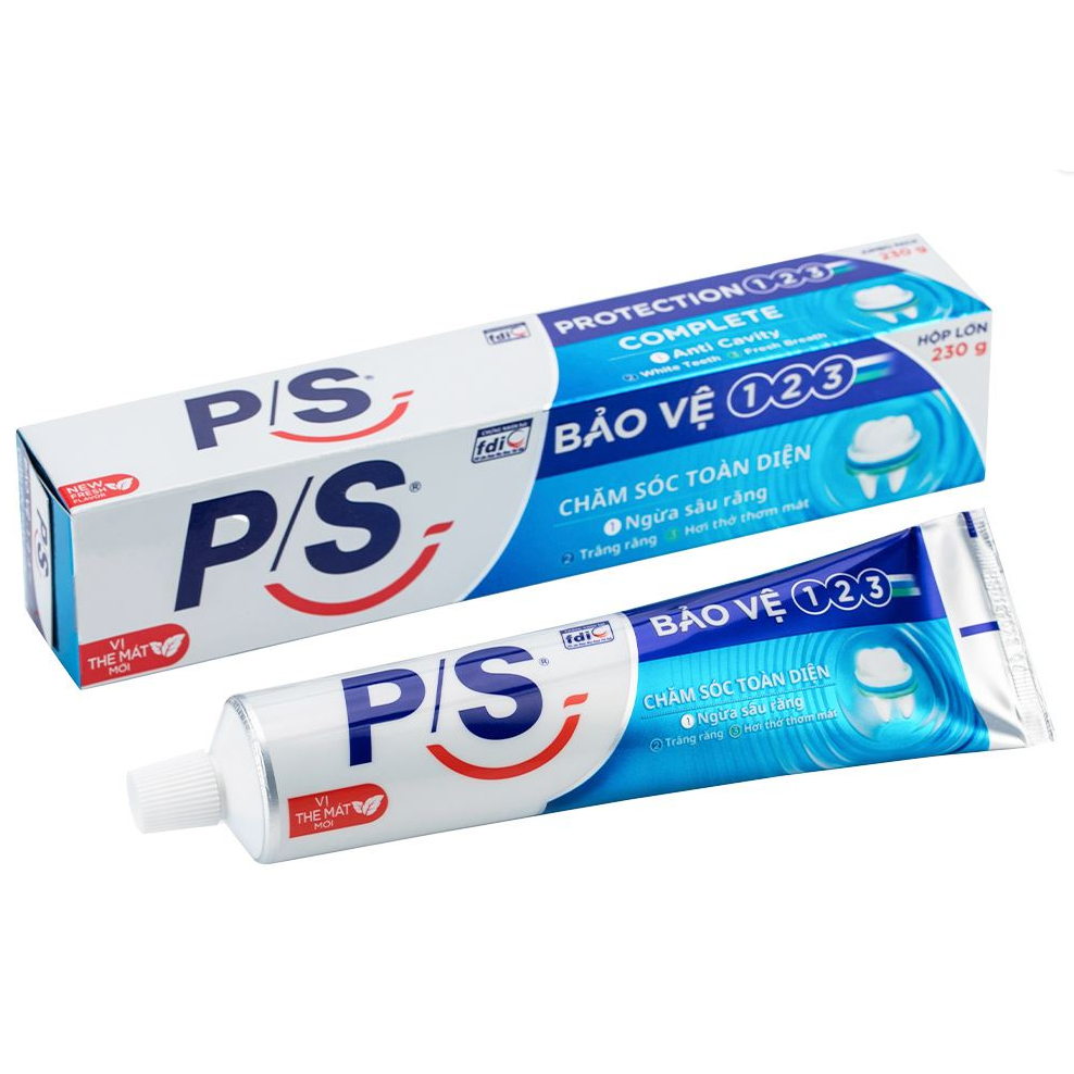 Kem đánh răng P/S bảo vệ 123 chăm sóc toàn diện 230g