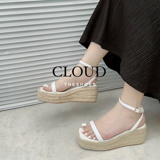 Giày sandal nữ đế xuồng cói