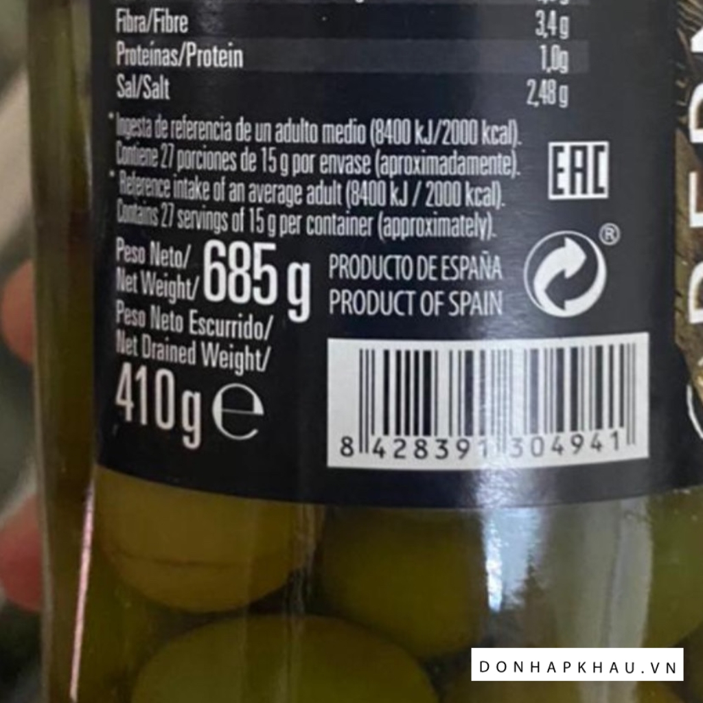 Oliu Xanh Nguyên Hạt Tỏi Đen và Ớt Bernal Chupadedos 685g: Sự Kết Hợp Hoàn Hảo Cho Bữa Ăn Ngon