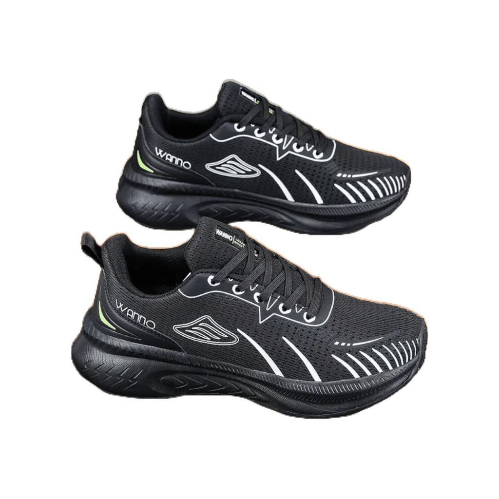Giày sneaker, giày thể thao Wano_240 Nam xám phối, nhẹ vải lưới thoáng khí