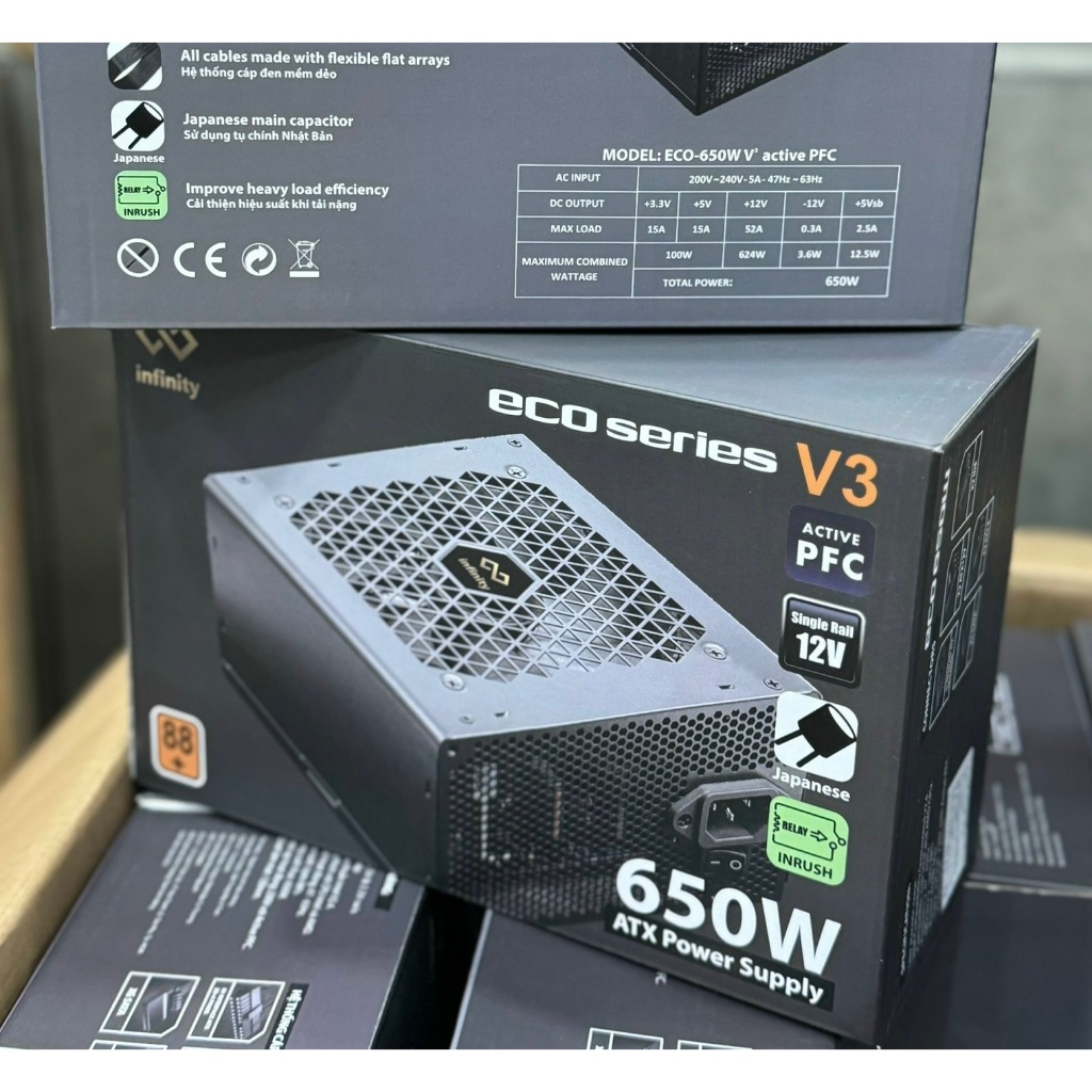 Nguồn Máy Tính Infinity ECO 650W