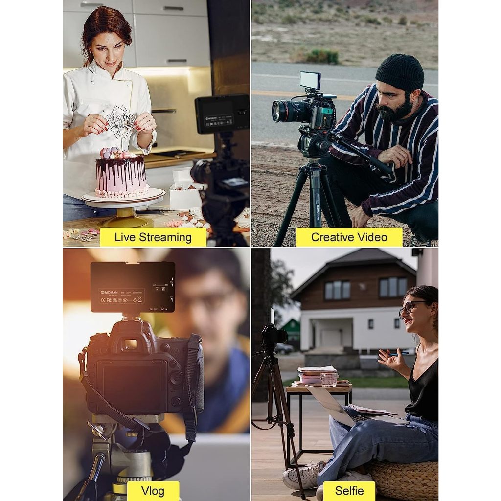 COLBOR PL8R RGB Led Video Light  - Đèn Led Quay Phim Đổi Màu RGB Tích Hợp Pin Sạc 5000mAh - Hàng Chính Hãng