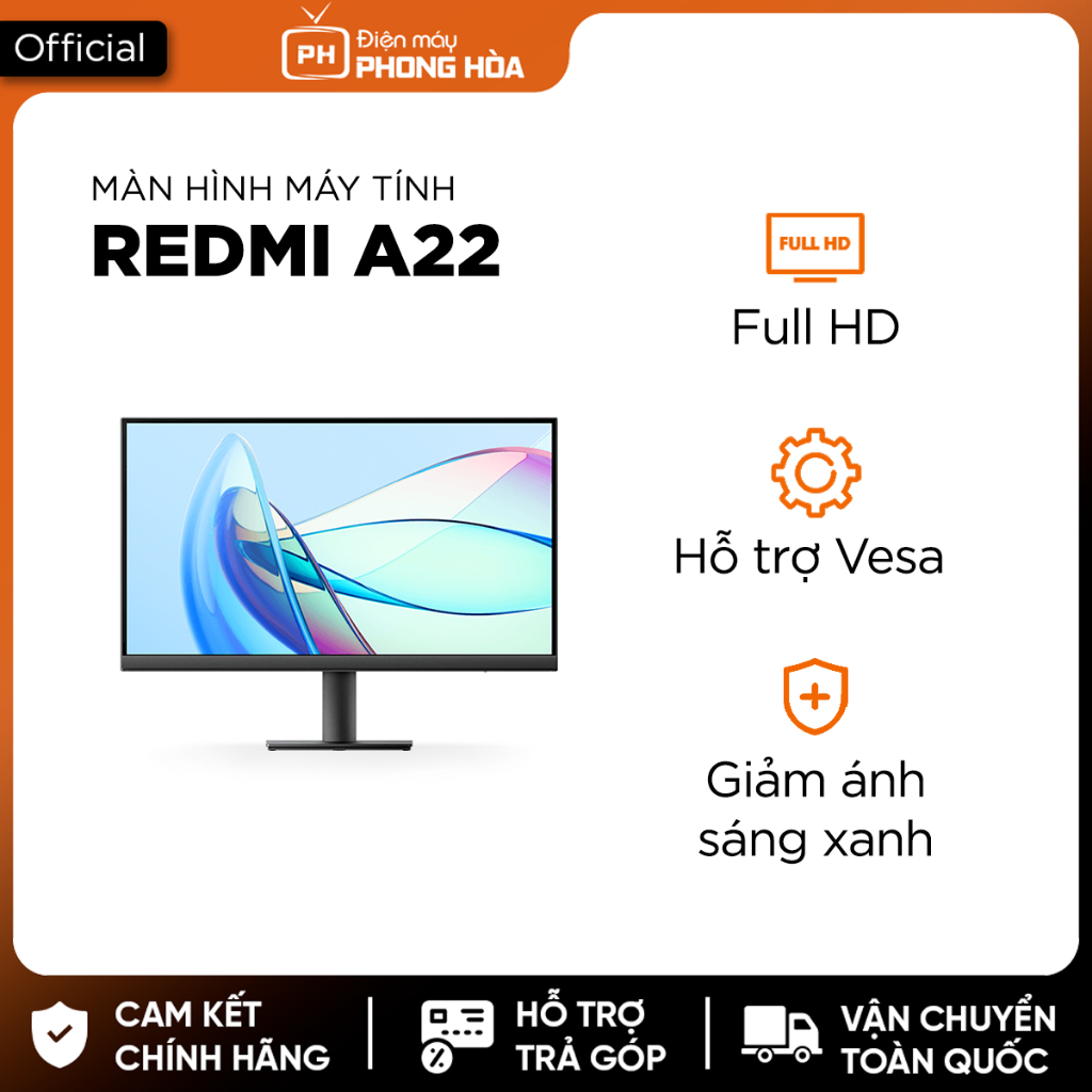 Màn hình máy tính Xiaomi Redmi 22inhc, 23,8 inch, 27 inch Full HD, 2K, Vesa 100hz, 165Hz | BigBuy360 - bigbuy360.vn