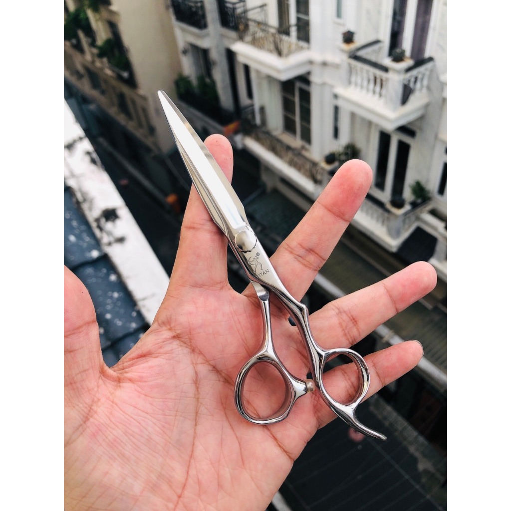 Kéo cắt tóc titan CN60T thép nhật cao cấp