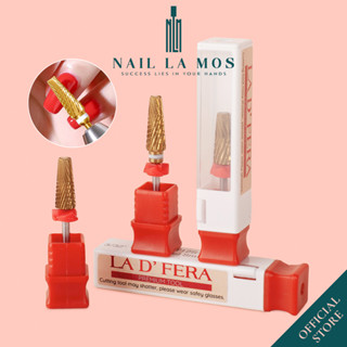 Đầu mài móng 5in1 titan cao cấp La D’ Fera chính hãng - Đầu mài mịn, phá gel bột đa năng chuẩn USA, an toàn dùng bền