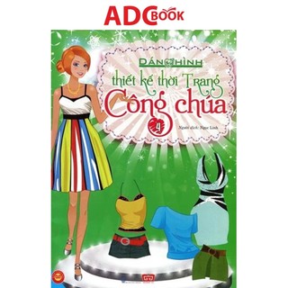 Sách - dán hình thiết kế thời trang công chúa - tập 4