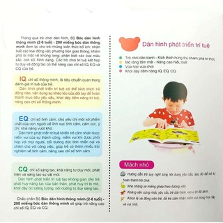 Sách - 200 Miếng Bóc Dán Thông Minh - Khủng Long
