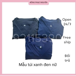Đồng phục spa màu xanh đen