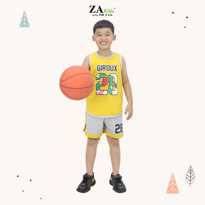 Bộ Quần Áo Thun Sát Nách Thể Thao 28 Bé Trai Cotton Thoáng Mát  ZAkids ZA0231516