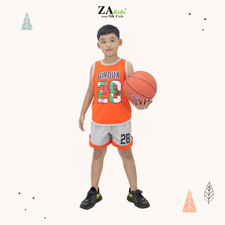 Bộ Quần Áo Thun Sát Nách Thể Thao 28 Bé Trai Cotton Thoáng Mát  ZAkids ZA0231516