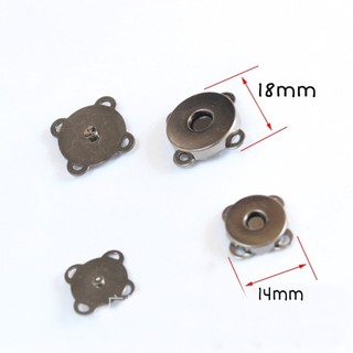 set 10 bộ Nút hít khâu kích thước 14mm, 18mm