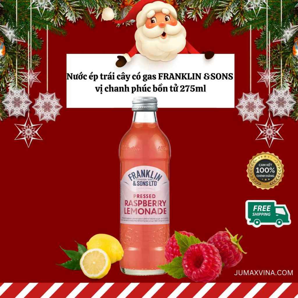 Nước Uống Có Gas Vị Chanh Phúc Bổn Tử (PRESSED RASPBERRY LEMONADE