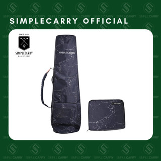 Túi Flight Golf Cover SimpleCarry màu Marble - 항공 에어 커버 Phụ Kiện Chơi Golf