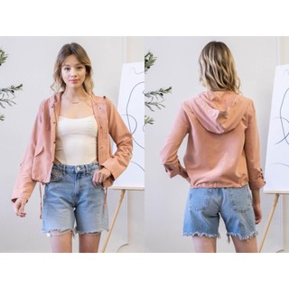 Áo khoác kaki dáng ngắn M1ne xuất xịn
