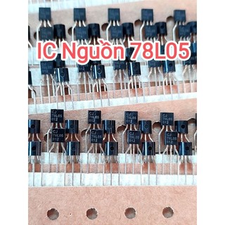 Ic ổn áp nguồn 5v 78l05 0.1a 5v to-92 ic nguồn 5v 78l05cj chính hãng chất lượng cao
