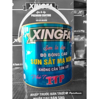 Sơn sắt mạ kẽm 1 thành phần XINGFA ( lon 2.7kg) đủ màu./.