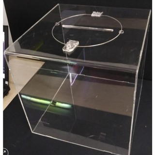 Thùng từ thiện - Hòm thư góp ý bằng mica - Thùng phiếu bằng mica