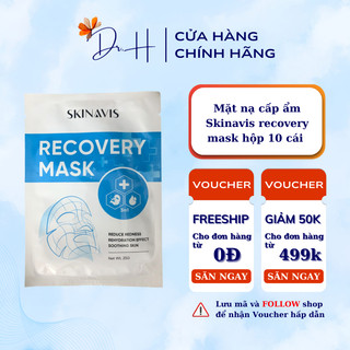 Mặt nạ cấp ẩm Skinavis recovery mask hộp 10 cái dưỡng ẩm và phục hồi da
