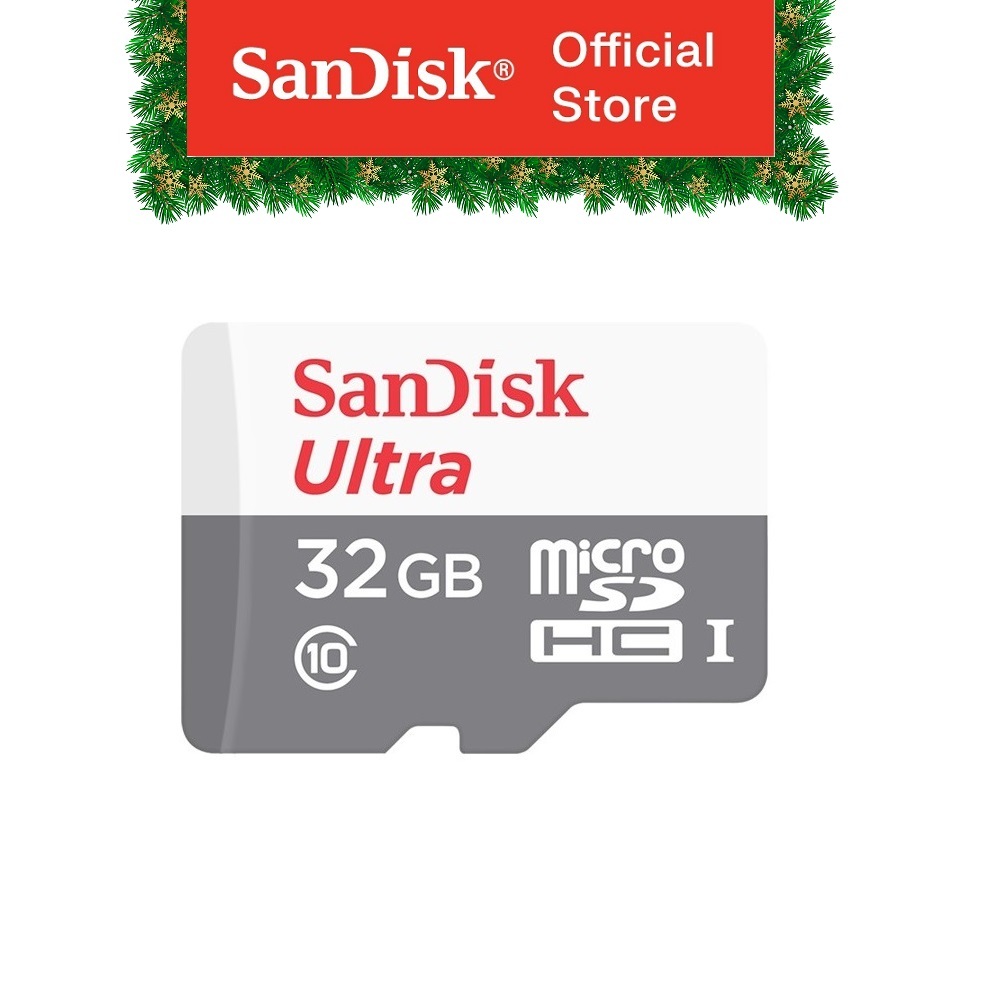 Thẻ nhớ microSDHC Sandisk 32GB upto 100MB/s 533X Ultra UHS-I + Adapter