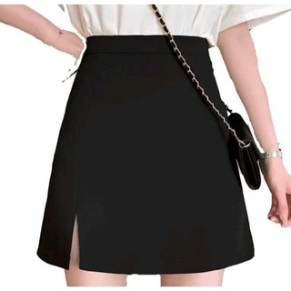 Chân váy bigsize 40-120kg dáng ngắn dáng A xẻ nhẹ