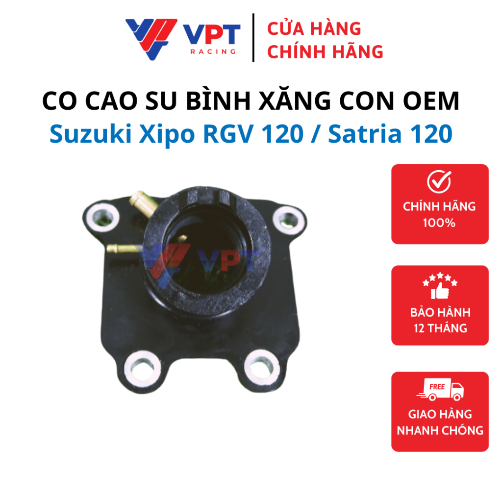 Co cao su bình xăng con Suzuki Xipo RGV120 / Satria120 / 13110-21D20 / chính hãng OEM