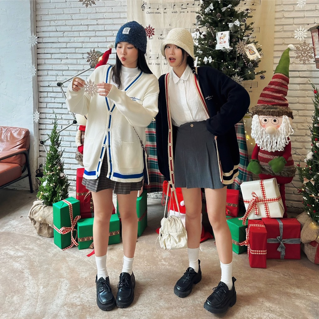 Áo Cardigan Len Dệt Kim NOCTURNAL Signature Unisex Local Brand Cao Cấp