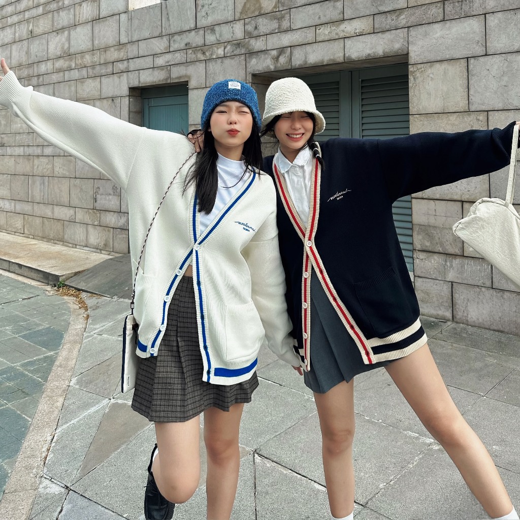 Áo Cardigan Len Dệt Kim NOCTURNAL Signature Unisex Local Brand Cao Cấp