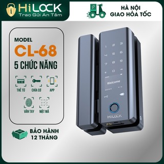 Khóa thông minh kính cường lực CL-68 bảo mật 6 chức năng hot