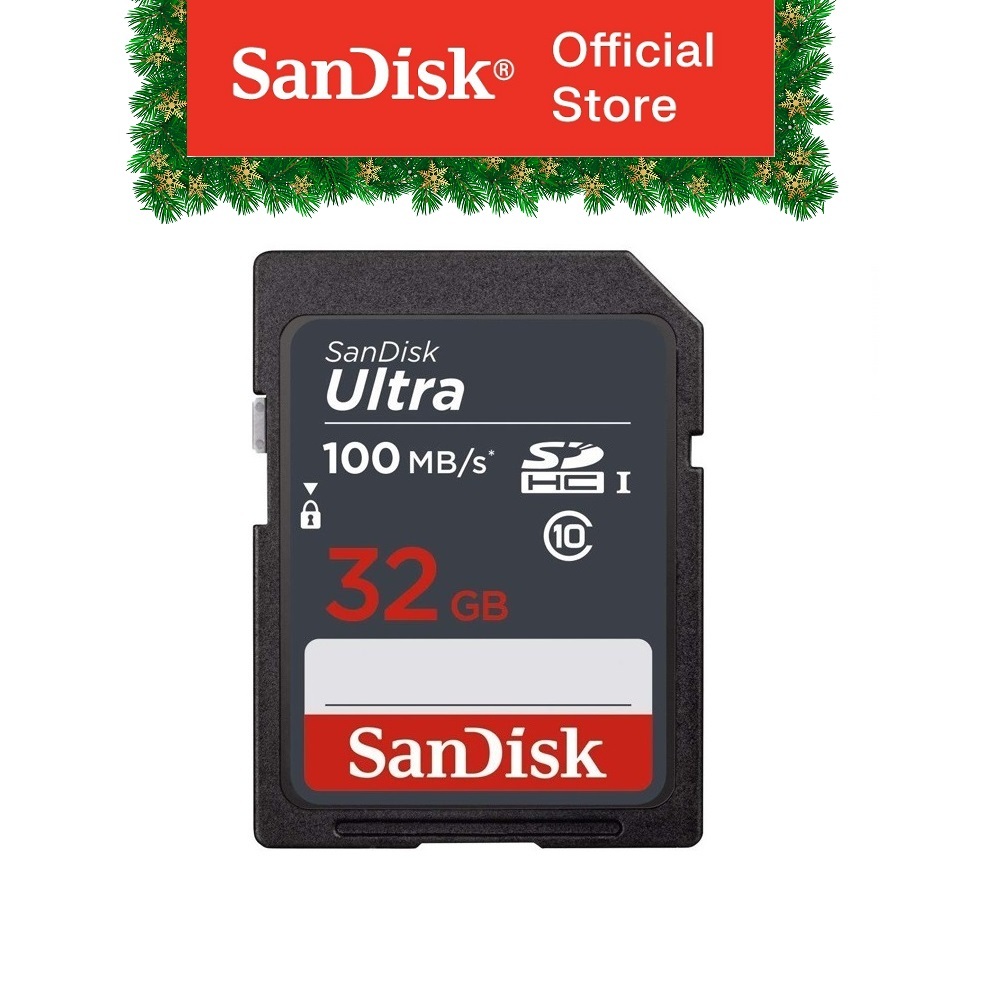 Thẻ nhớ SD Sandisk Ultra GN3 32GB 100MB/s UHS-I  kèm đầu đọc thẻ đa năng 2.0