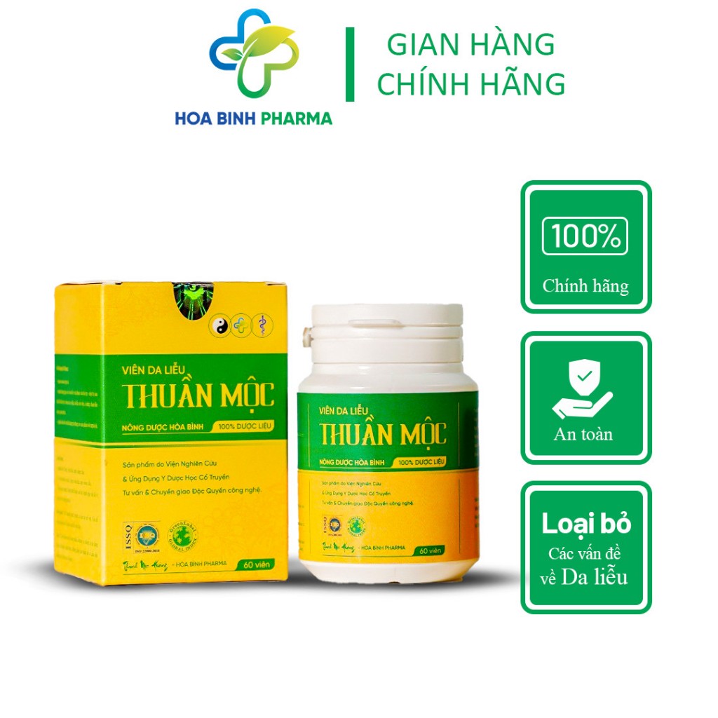 Viên Uống Da Liễu Thuần Mộc Hỗ Trợ Viêm Da Cơ Địa, Mụn Nhọt, Tổ Đỉa, Vẩy Nến, Á Sừng, Chàm Lâu Năm