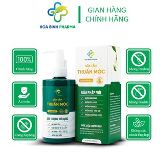 Sữa Tắm Dưỡng Ẩm Da Thuần Mộc Ngừa Rôm Sảy Làm Sạch Nhẹ Nhàng Thơm Dịu Mát Da 300ml