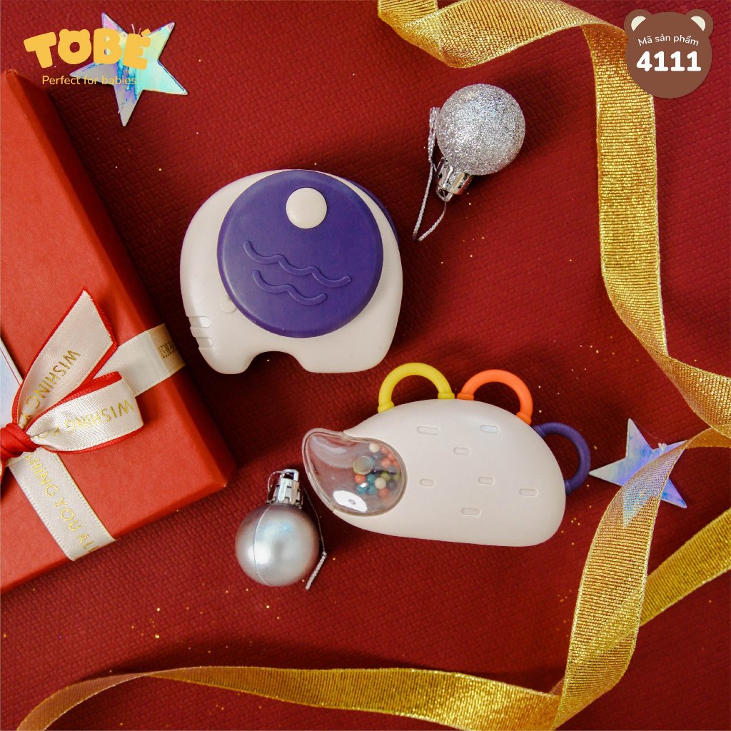 Bộ xúc xắc gặm nướu Chunky  hình vali đa năng cao cấp cho bé Lunakidsbaby