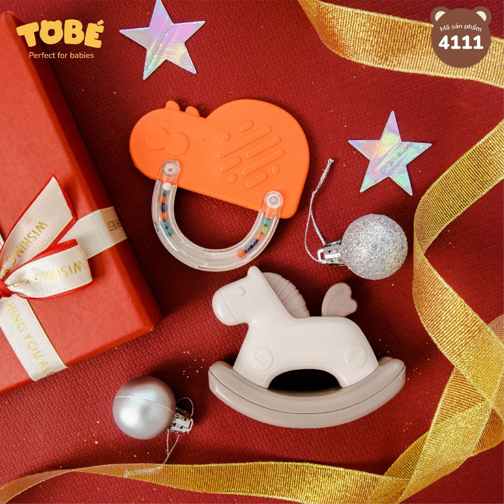 Bộ xúc xắc gặm nướu Chunky  hình vali đa năng cao cấp cho bé Lunakidsbaby