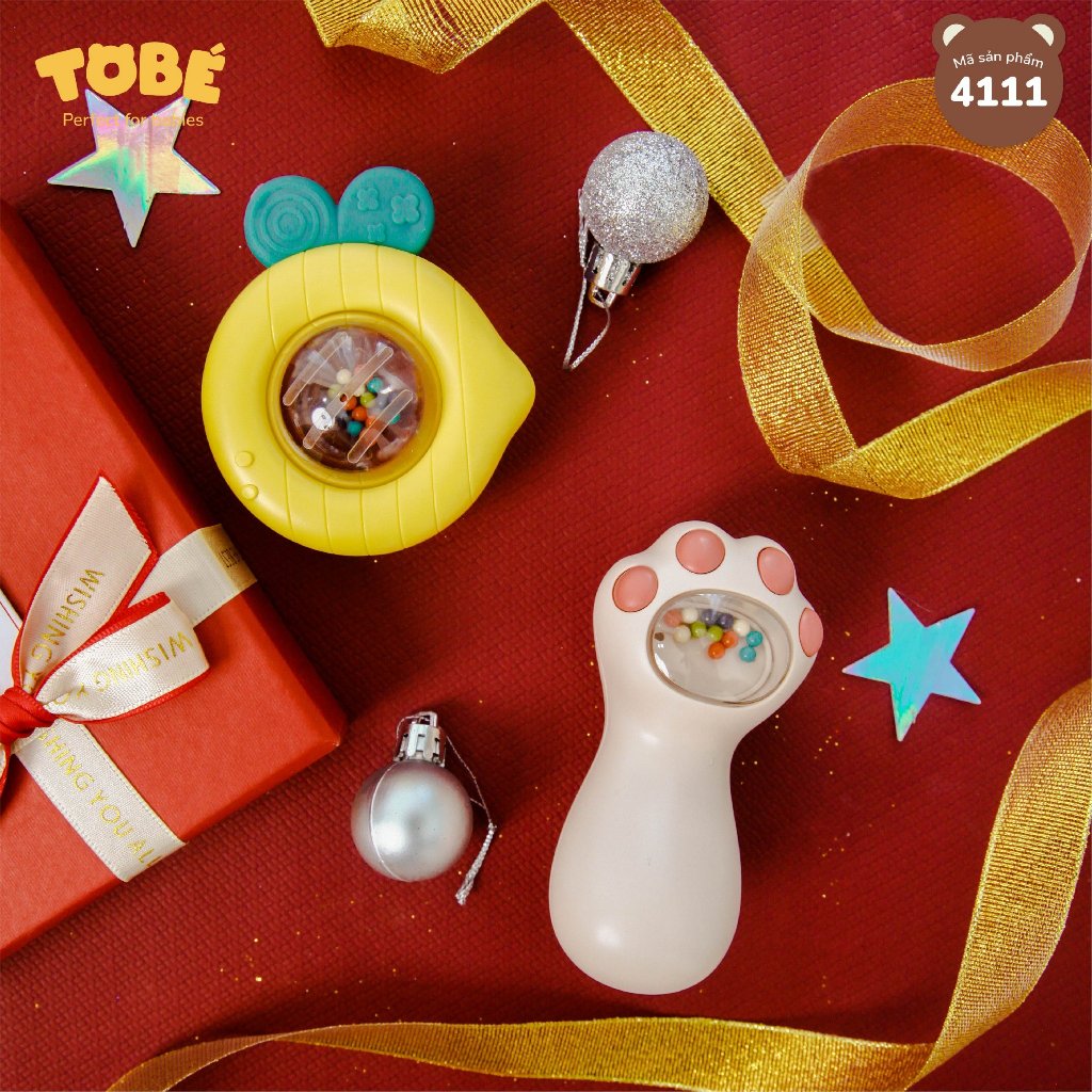 Bộ xúc xắc gặm nướu 10 chi tiết Chunky To bé thiết kế hình vali cao cấp Lunakidsbaby