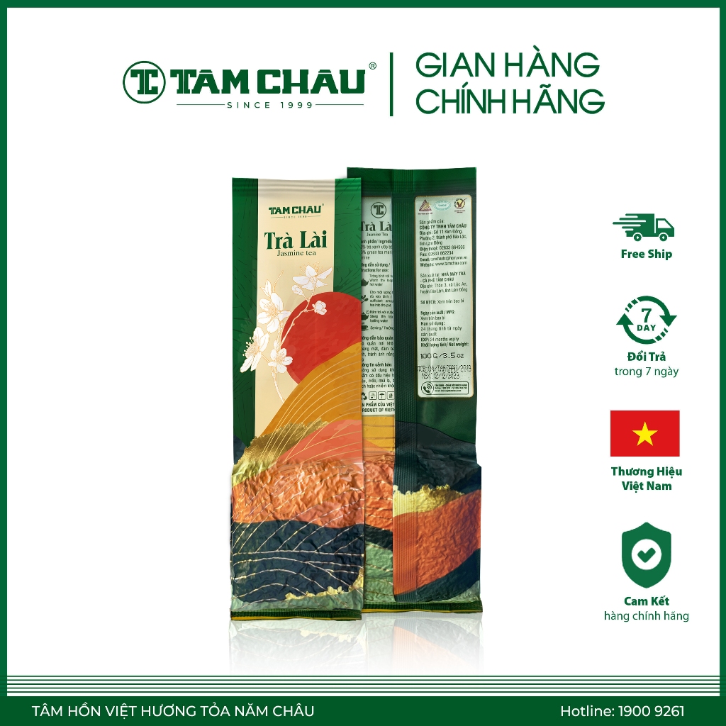 Trà Lài Cao Cấp Bao Nhôm