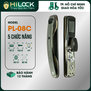 Khóa vân tay điện tử tự động PL08C Luxury