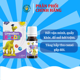 LineaBon K2D3 𝐂𝐡í𝐧𝐡 𝐇ã𝐧𝐠 Giúp trẻ phát triển chiều cao Giảm mồ hôi trộm Ngủ sâu giấc Dược Khánh An D24