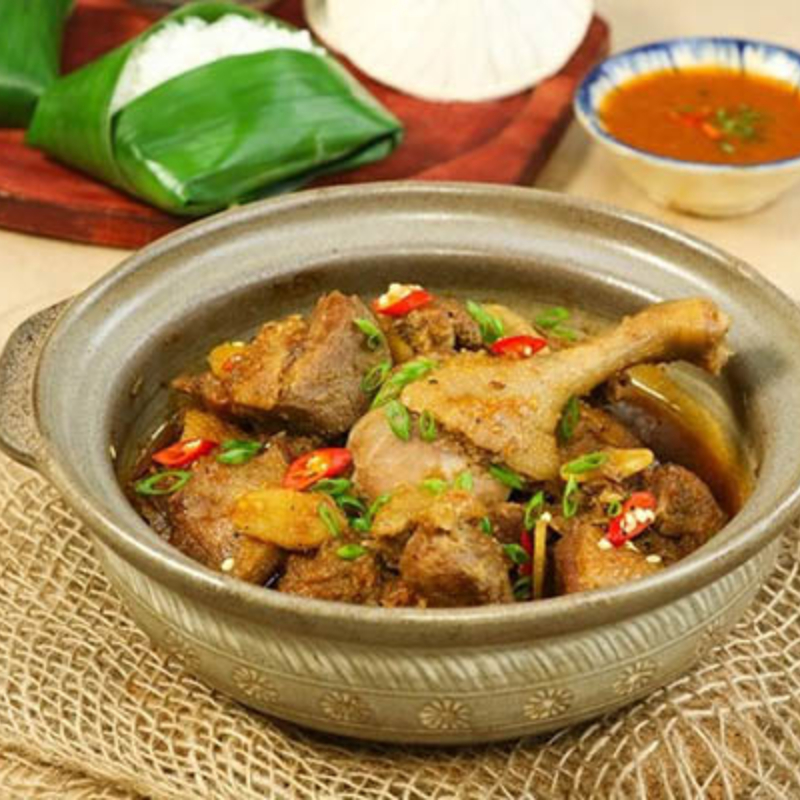 Gói gia vị hoàn chỉnh nấu VỊT KHO GỪNG 65g từ Gia Vị Trân Châu | Gia vị nấu ăn tiện dụng cho mọi bữa cơm gia đình.