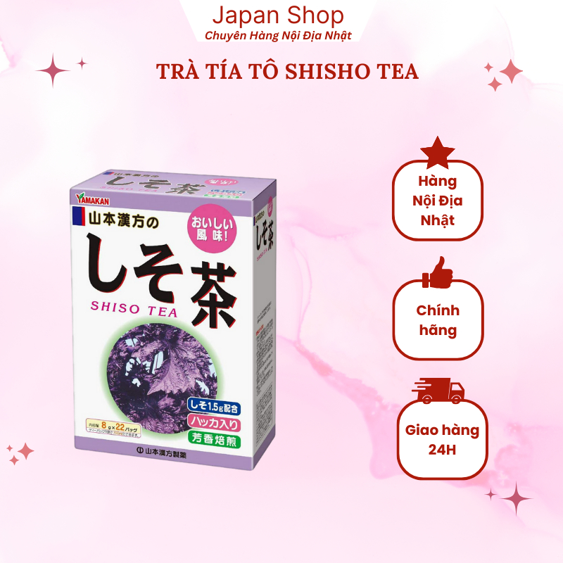 TRÀ TÍA TÔ NHẬT BẢN SHISO TEA - thanh lọc cơ thể - tăng đề kháng Cực tốt New 2023