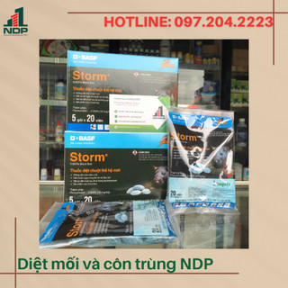 Thuốc diệt chuột Storm, thuốc diệt chuột chết sạch không cần lụm xác (gói nhỏ)