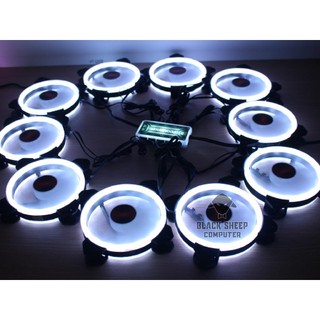 Quạt tản nhiệt, fan led argb coolmoo dual ring